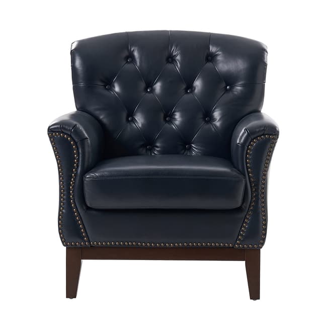 Nicole Traditional Genuine Leather Chair — photo 3