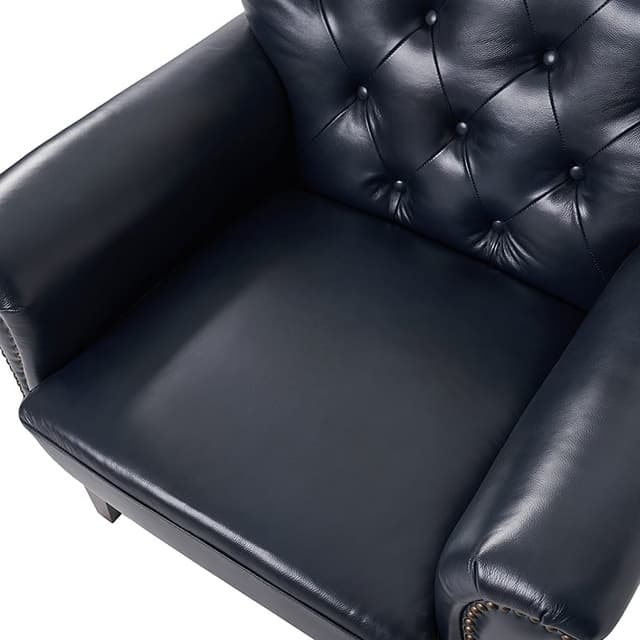 Nicole Traditional Genuine Leather Chair — photo 7