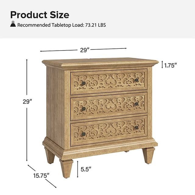 Vittorio 3 - Drawer Nightstand — photo 6