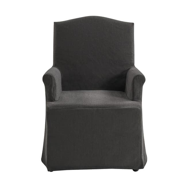 Kanrad Slipcover Dining Chair with Casters — photo 3
