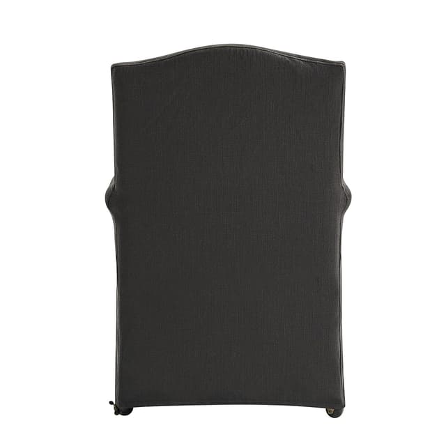 Kanrad Slipcover Dining Chair with Casters — photo 4