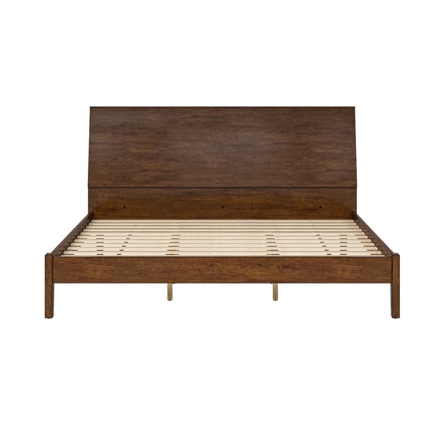 Claus Solid Wood Platform Queen Bed — photo 3