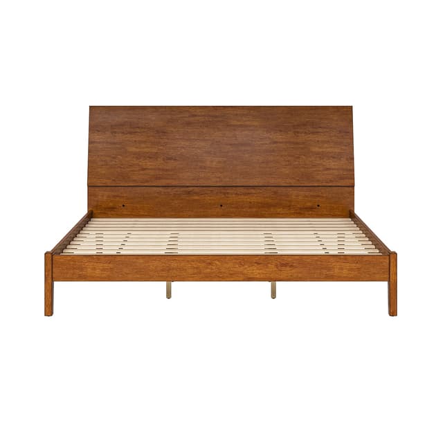 Claus Solid Wood Platform King Bed — photo 3