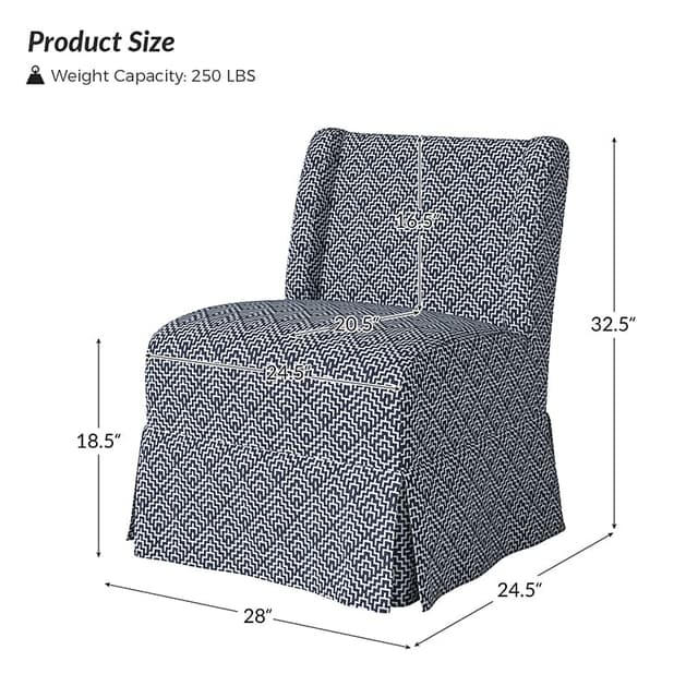 Edwin Slipcovered Chair — photo 6