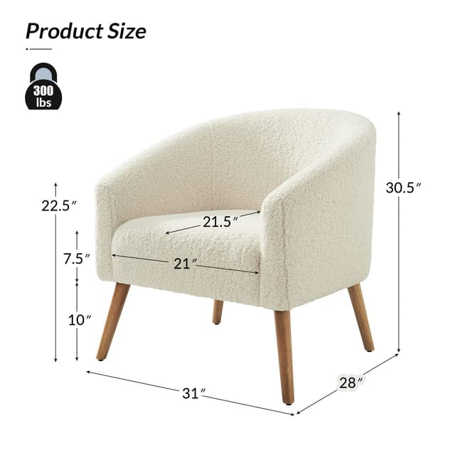 Nell Boucle Armchair — photo 8