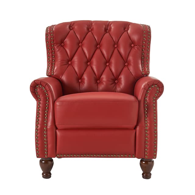Abraham Genuine Leather Recliner — photo 3