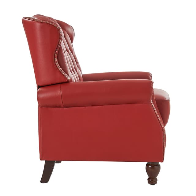 Abraham Genuine Leather Recliner — photo 5