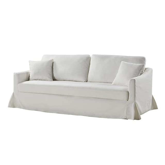 Patrice Slipcovered Sofa — photo 1
