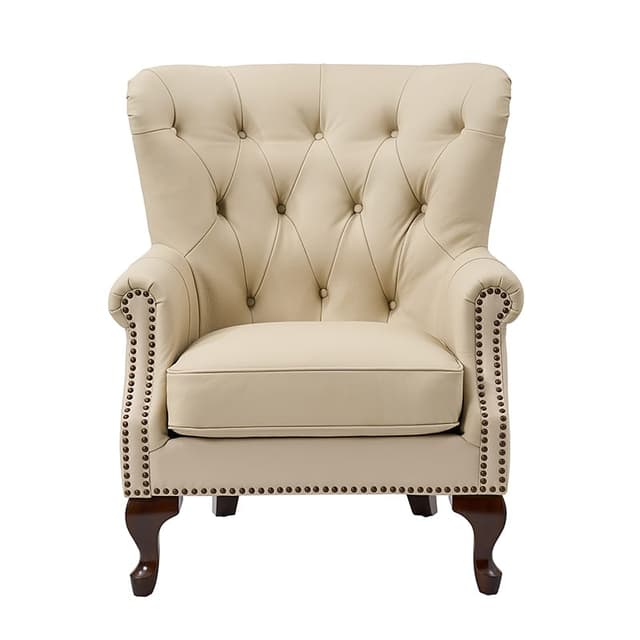Anthony Genuine Leather Armchair — photo 3