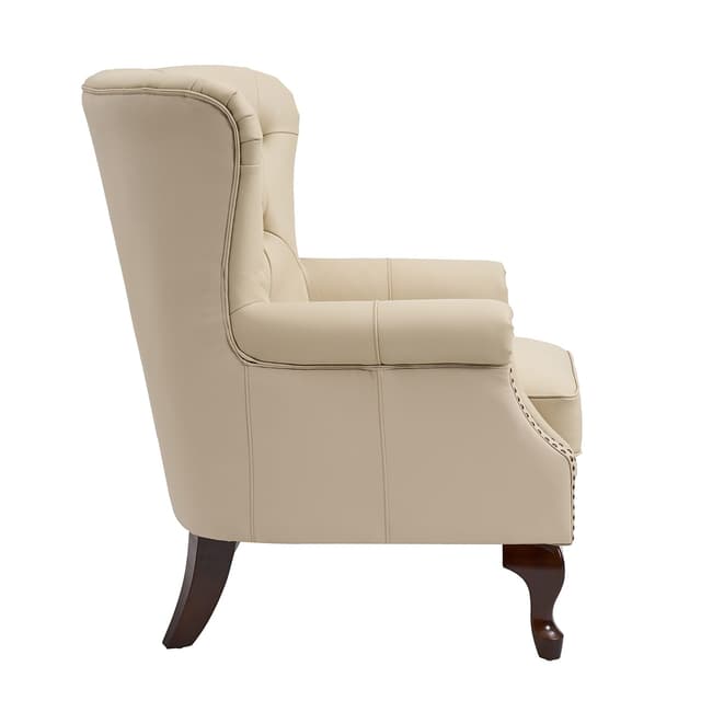 Anthony Genuine Leather Armchair — photo 5
