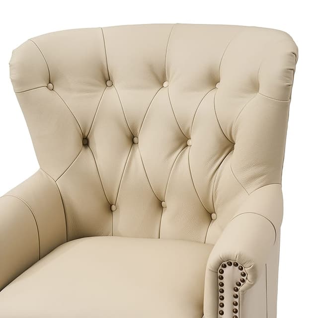 Anthony Genuine Leather Armchair — photo 6