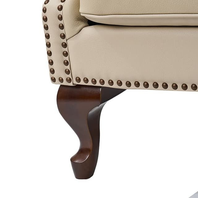 Anthony Genuine Leather Armchair — photo 8
