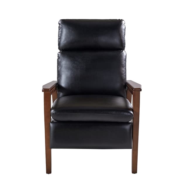 Patrick Vegan Leather Solid Wood Recliner — photo 1