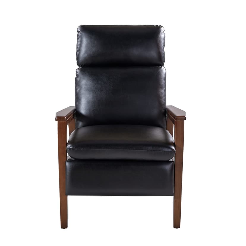 Patrick Vegan Leather Solid Wood Recliner