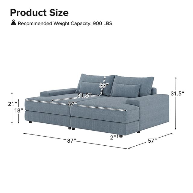Conradus Deep Sofa — photo 6