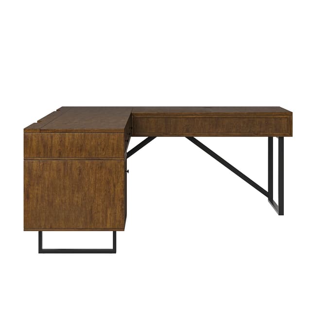 Alfons L Shape Lift Top Office Desk — photo 7