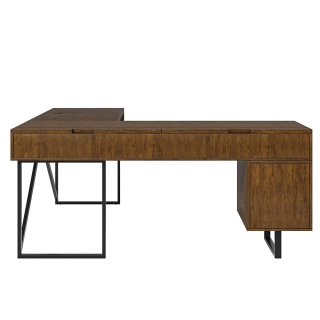 Alfons L Shape Lift Top Office Desk — photo 6