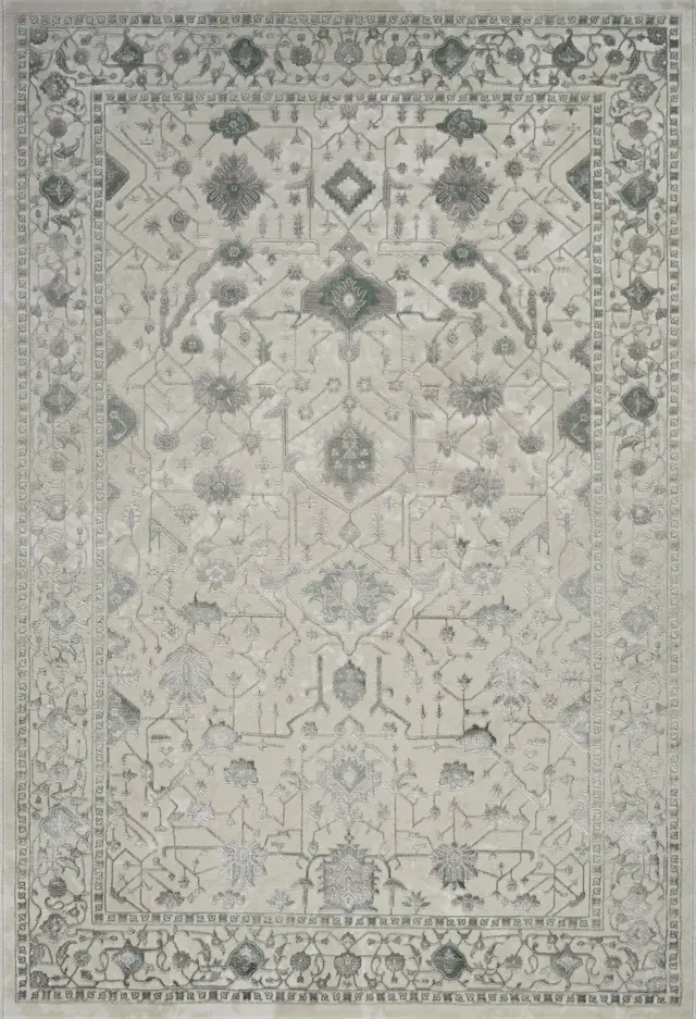 Viana 6344 Area Rug White/Green — photo 1