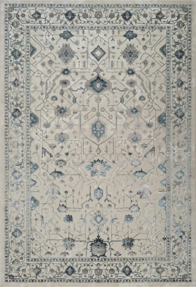 Viana 6344 Area Rug White/Blue — photo 1