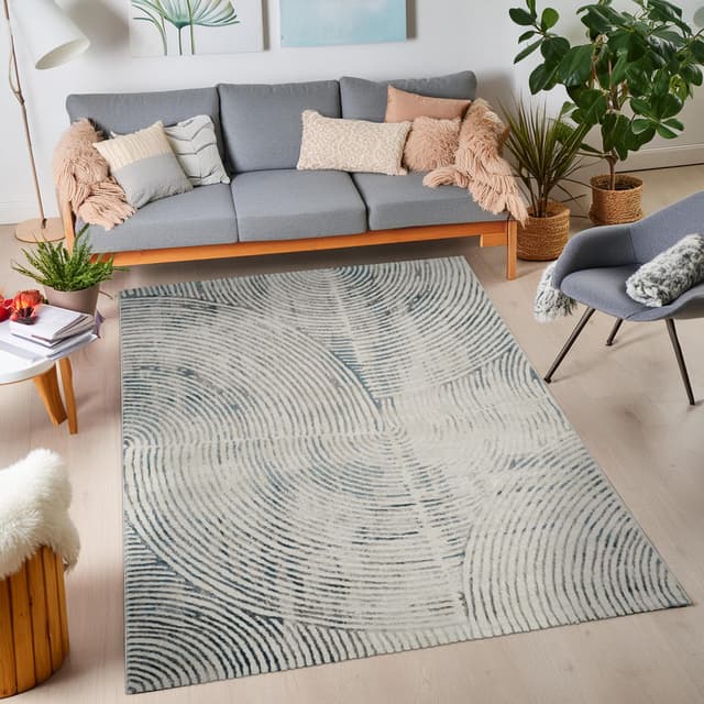 Viana 6181 Area Rug White/Blue — photo 2