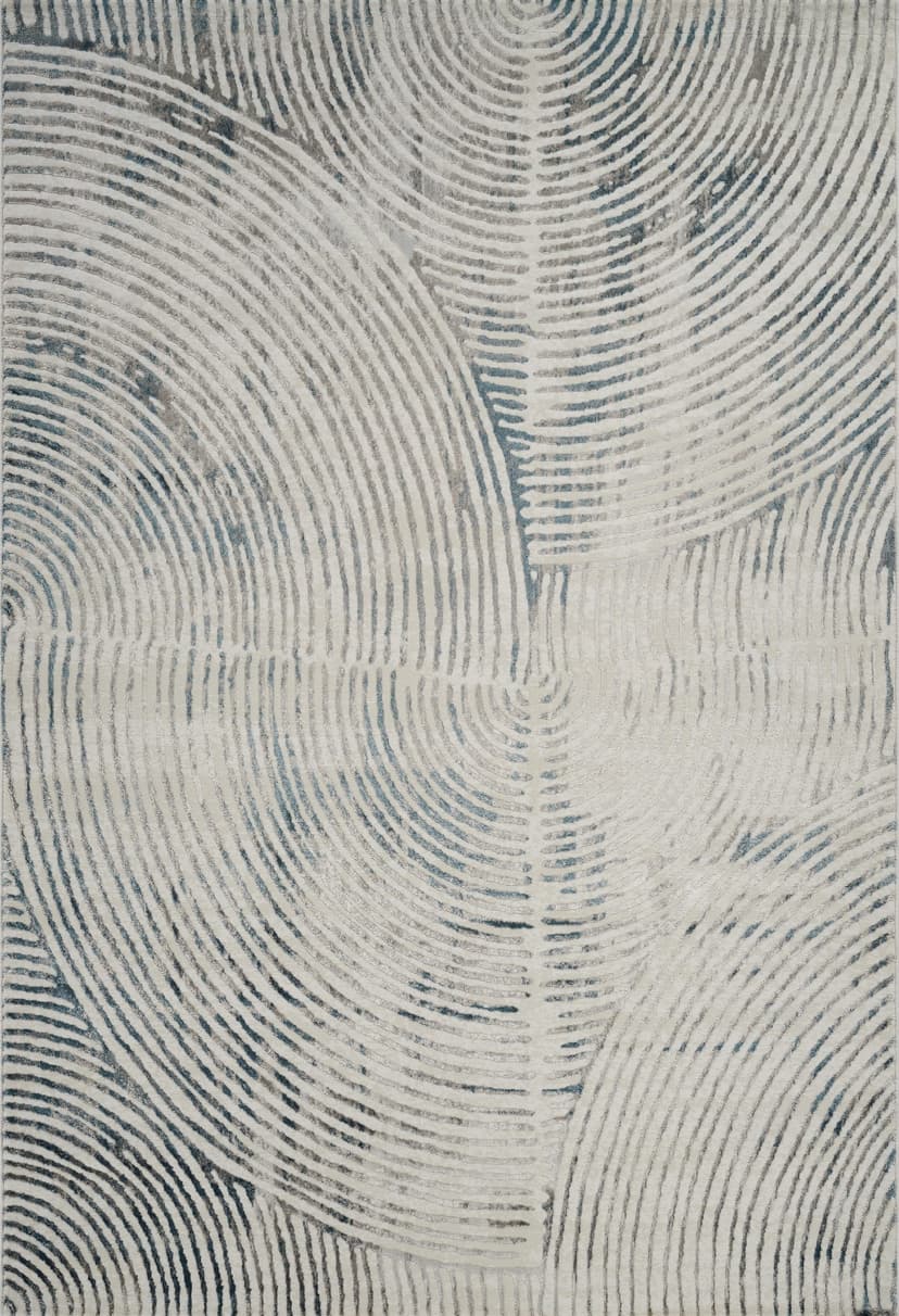 Viana 6181 Area Rug White/Blue