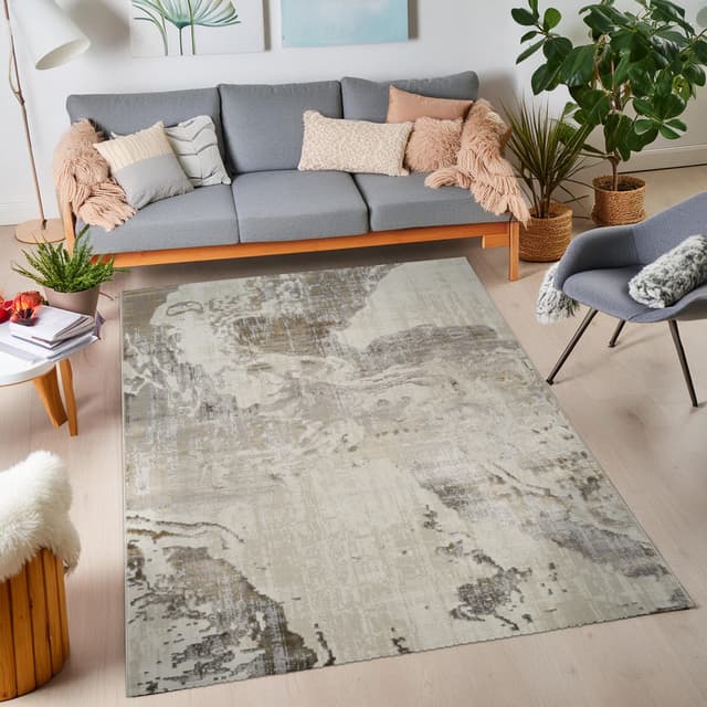Viana 6330 Area Rug White/Gold — photo 2