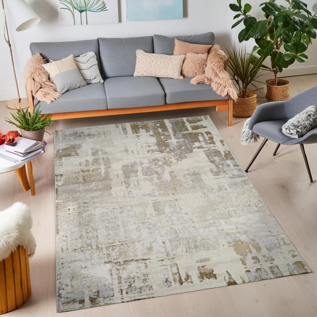 Viana 6015 Area Rug White/Gold — photo 2