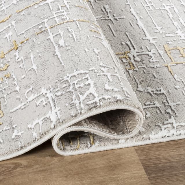 Troy Area Rug NO256 GREY GOLD — photo 3
