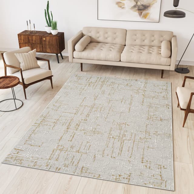 Troy Area Rug NO256 GREY GOLD — photo 2