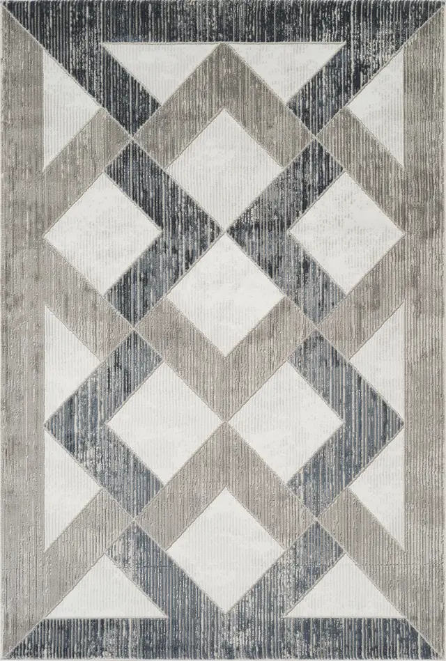 Troy Area Rug 61281 GREY NAVY — photo 1