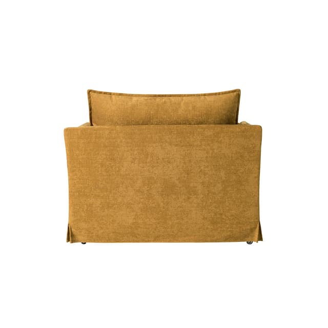 Roberta Slipcovered Armchair with Ottoman — photo 5