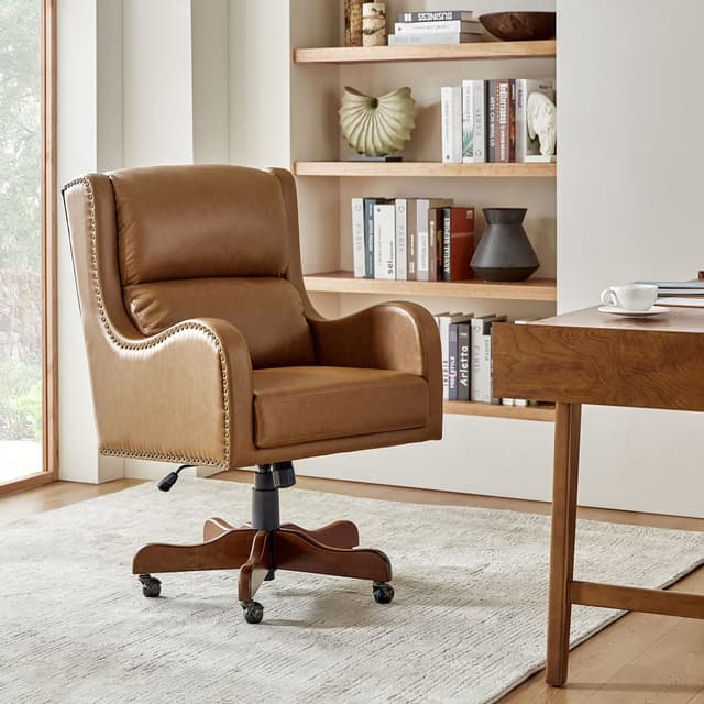 Viv Leather Executive Task Chair — photo 2