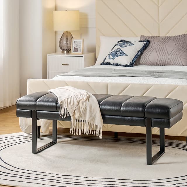 Laurg Upholstered Bench — photo 2