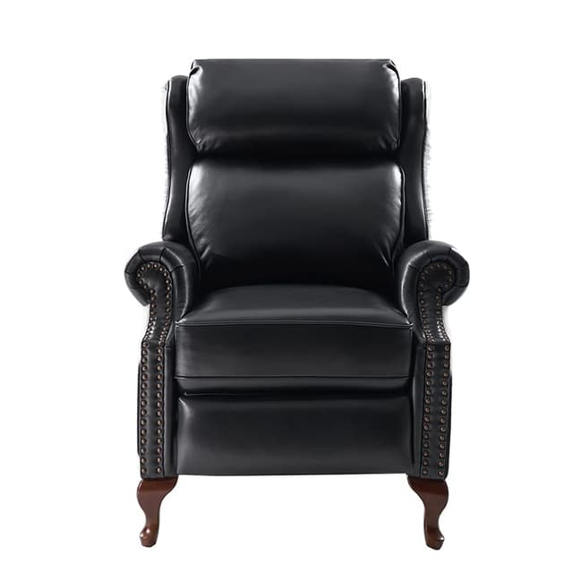 Richard Genuine Leather Manual Recliner — photo 3
