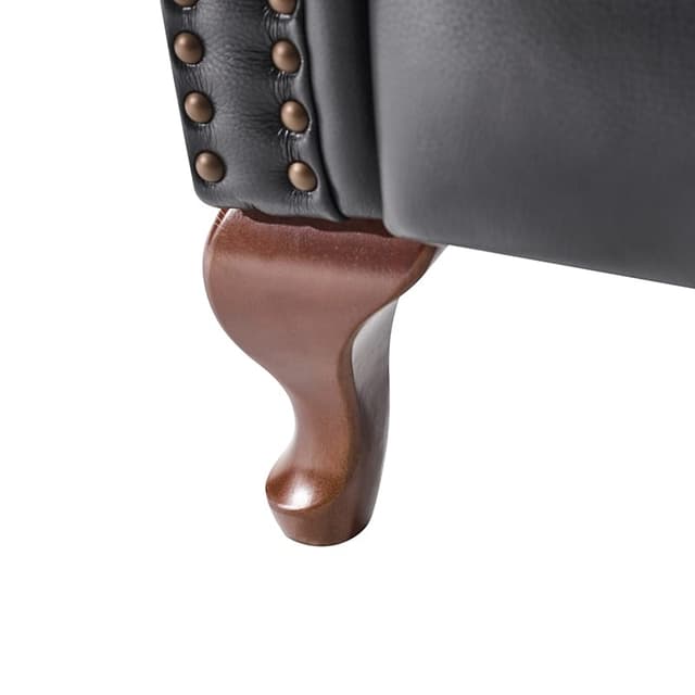 Richard Genuine Leather Manual Recliner — photo 8
