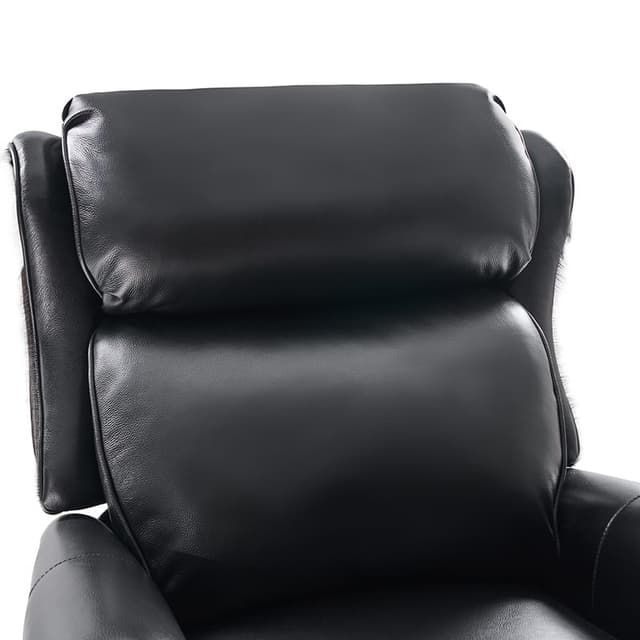 Richard Genuine Leather Manual Recliner — photo 6