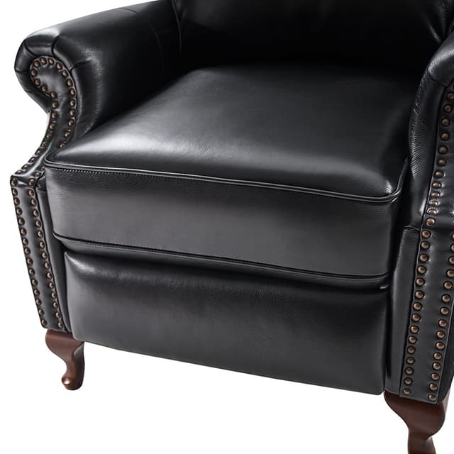 Richard Genuine Leather Manual Recliner — photo 7