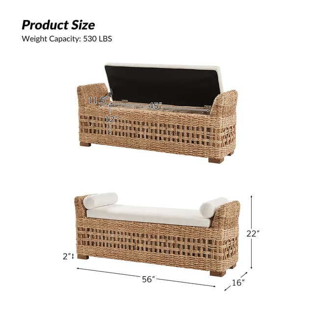 Anton Ratten Storage Bench — photo 5