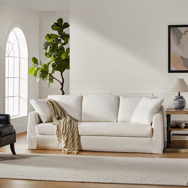 Riccardo Slipcovered Sofa — photo 2