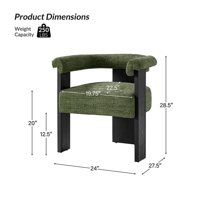 Eduard Boucle Dining Chair — photo 8