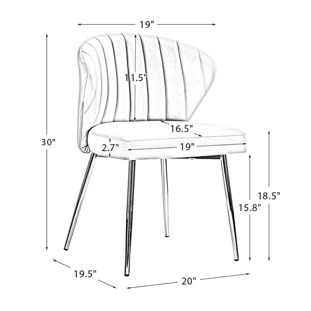 Milia Dining Chair Set of 2 — photo 6