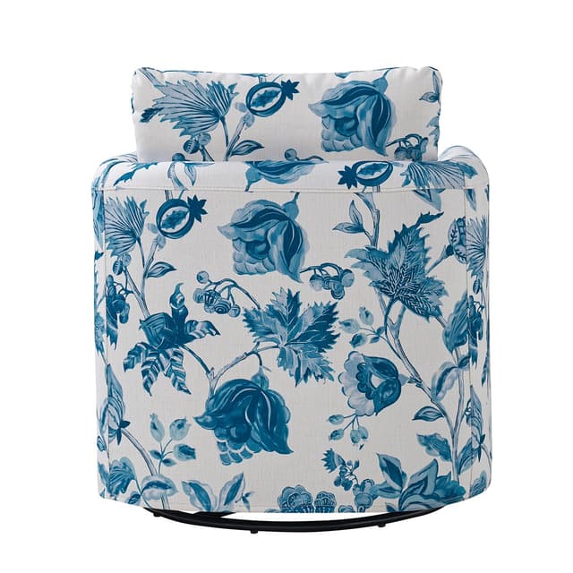 Armando Slipcovered Swivel Chair — photo 4