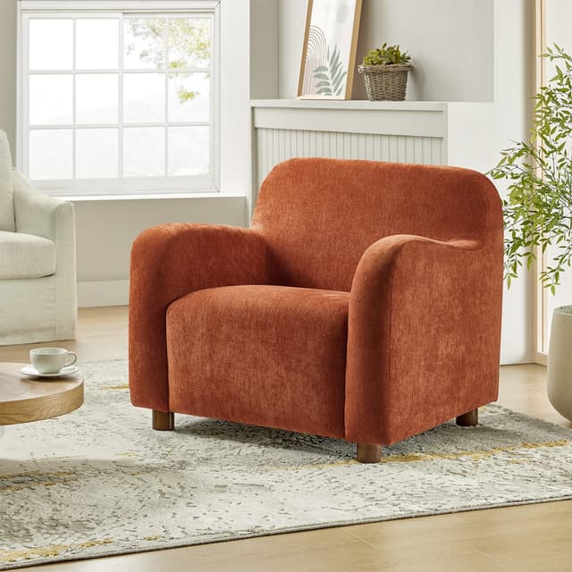 Bernie Boucle Upholstered Armchair — photo 2