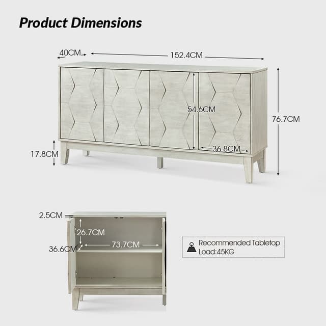 Bulanini Wide Sideboard — photo 9