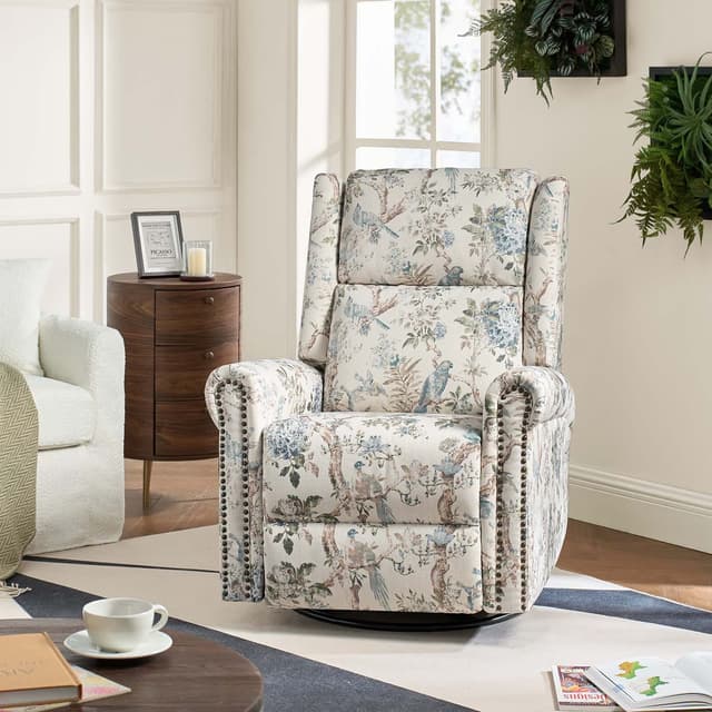 Helmut Manual Swivel Glider Recliner — photo 2