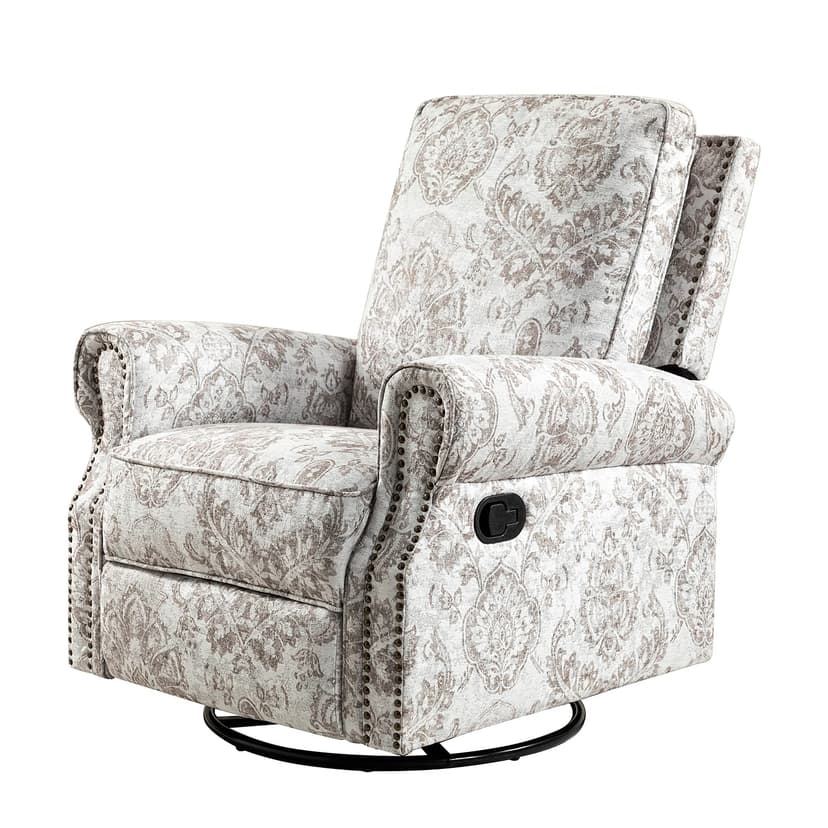 Kaspar Manual Swivel Glider Recliner