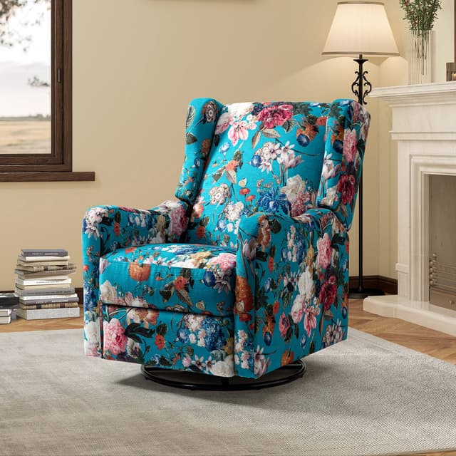George Manual Swivel Glider Recliner — photo 2