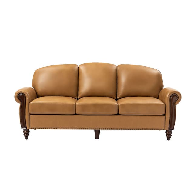 Dietmar Genuine Leather Sofa — photo 3