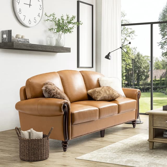 Dietmar Genuine Leather Sofa — photo 2