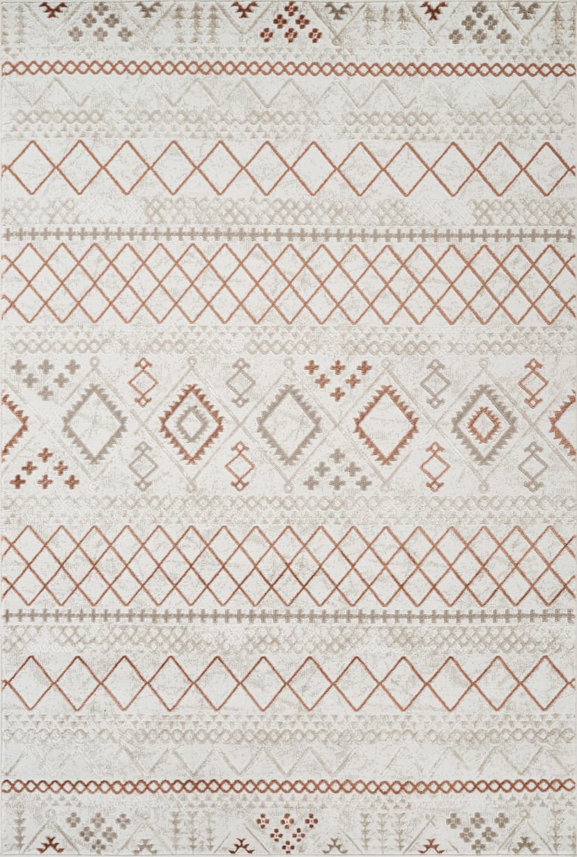 Troy Area Rug 37557 BEIGE ROSE